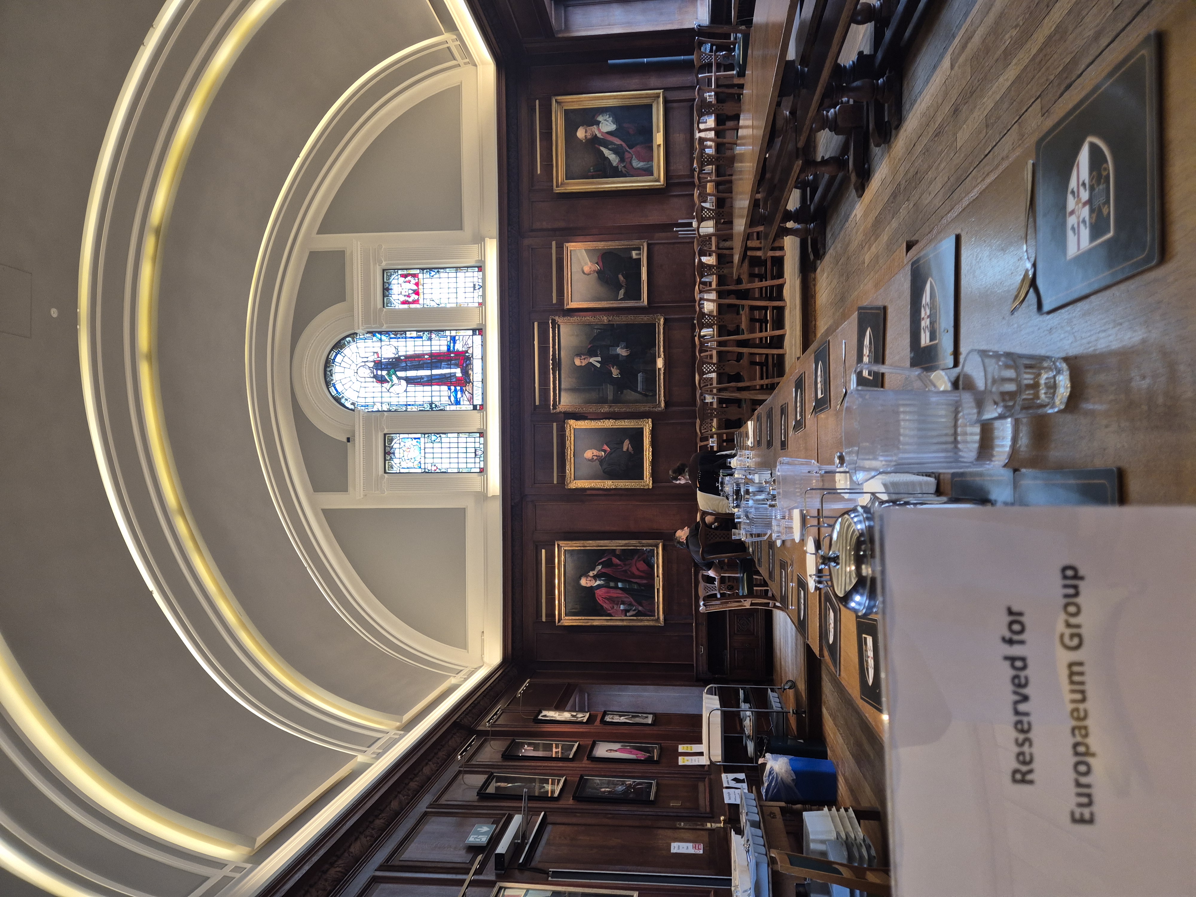 Hannington Hall, reserved for Europaeum group